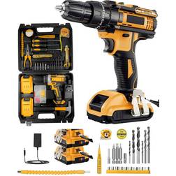 Kalahol Cordless Drill Set 21V 99pcs Electric Screwdriver