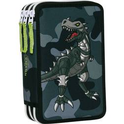 Beckmann Three Section Pencil Case Camo Rex