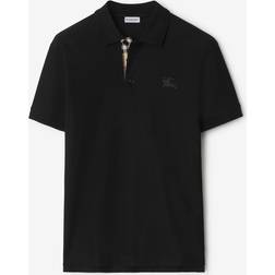 Burberry Cotton Polo Shirt - Black