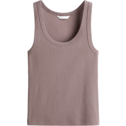 H&M Ribbed Vest Top - Old Rose