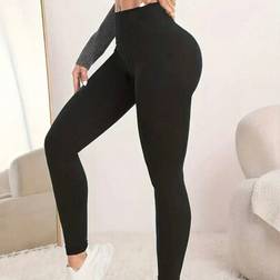 Shein Plus Size 3D Sports Leggings High Waist Pants