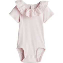 H&M Collared Bodysuit - Light Pink (1265914002)