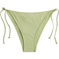 H&M Tie Tanga Bikini Bottoms - Light Dusty Green