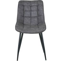 MCC Direct Suede Effect Grey Kitchen Chair 85cm 2pcs