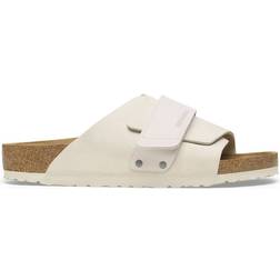 Birkenstock Kyoto Nubuck/Suede Leather - Antique White
