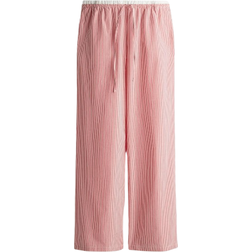 H&M Popelinehose Mit Kordelzug Und Doppeltem Bund - Rot