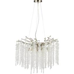 John Lewis Wisteria Crystal Glass Chandelier Ceiling Light Antique Brass Pendant Lamp