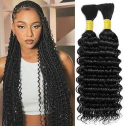 Shein Deep Wave Bulk Human Hair Extensions 18 Inch