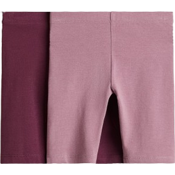 H&M Radlershorts 2er-pack - Pflaume Hell/Pflaume Dunkel (0599090073)