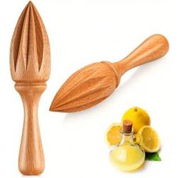 Shein Natural Lemon Beechwood Citrus Juicer Juice Press
