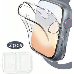 Shein Transparent TPU Full Coverage Watch Case Protector Apple Watch Series 7
