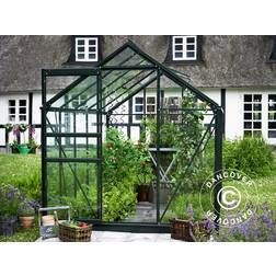 Dancover Drivhus Glas Halls Popular 3.8m² 1.93x1.95x1.95m Grøn