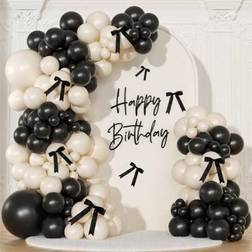 Shein 110pcs Black And White Balloon Arch Kit
