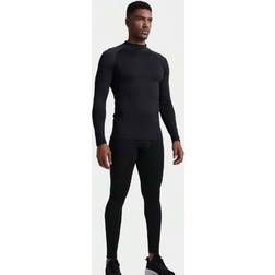 Shein High Neck Warm Fleece Underwear Set For Men - Autumn/Winter