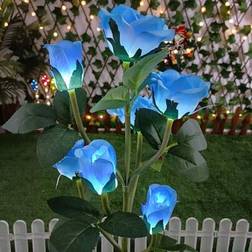 Shein Solar Powered 5 Rose Flower Decoration String Light