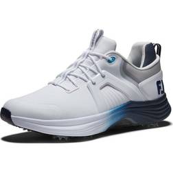 FootJoy Hyperflex Carbon Golf Shoes - White/Navy/Blue