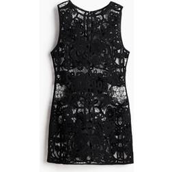 H&M Strandkleid im Häkellook Damen - Schwarz