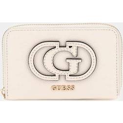 Guess Calebra Logo-Script Wallet - White