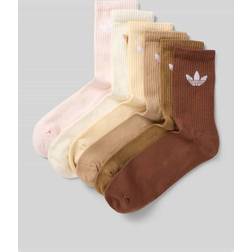 adidas Trefoil Cushion Crew Strumpor 6 Pack - Brun
