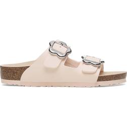 Birkenstock Kid's Arizona Flower Mules - Light Rose