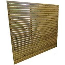 Churnet Valley Multi Pack of 2 Contemporary Fence Panels L5 x W180 x H90 cm