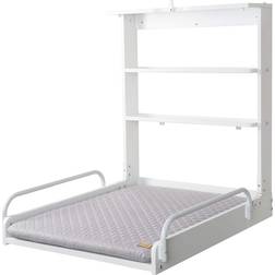 Roba Wall-Mounted Changing Shelf with Changing Pad White/Grey