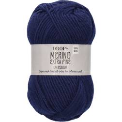 Drops Design Merino Extra Fine Uni Colour Marine Blue 105m