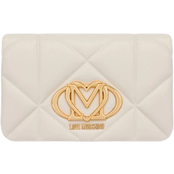 Love Moschino Quilted Smart Daily Bag - Ivory
