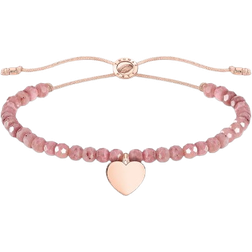 Thomas Sabo Heart Bracelet - Rose Gold/Beige/Pearls