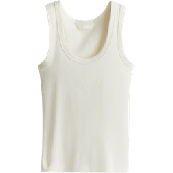 H&M Tight Fitting Tank Top - Cream