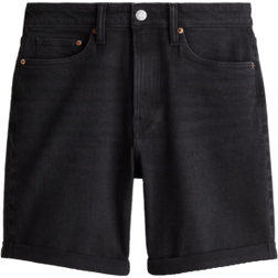 H&M Slim Denim Shorts - Black