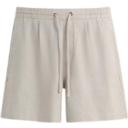 Zara Linen Bermuda Shorts - Beige
