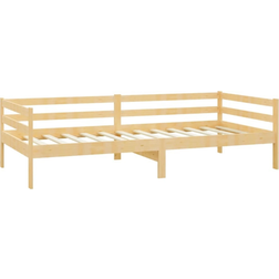 vidaXL Solid Pine Wood Natural Soffa 204cm 3-sits