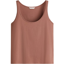 H&M Cotton Vest Top - Dusty Brown