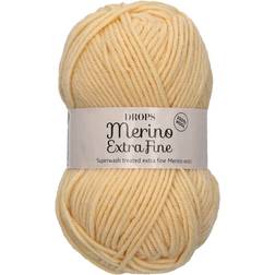 Drops Design Merino Extra Fine Uni Colour Light Yellow 105m