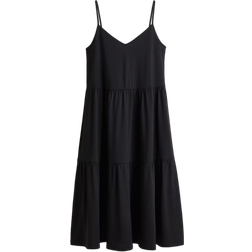 H&M Tiered Strappy Dress - Black