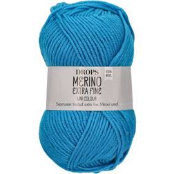 Drops Design Merino Extra Fine Uni Colour Turquoise 105m