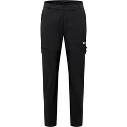 Jack Wolfskin Women's Zip-Off Trousers Hikeout Pants - Black
