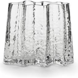 Cooee Design Gry Wide Clear Vase 19cm