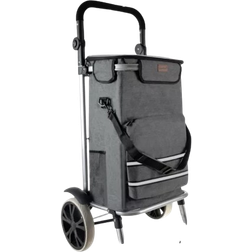 MALATEC Foldable Shopping Cart - Grey