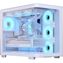 AeroCool P500C Tempered Glass White