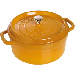 Staub La Cocotte Mustard Yellow med lock 3.8 L 24 cm