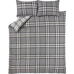 Catherine Lansfield Kelso Duvet Cover Grey (200x135cm)