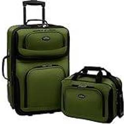 U.S. Traveler Rio Rugged Expandable Set of 2 - Green