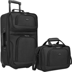 U.S. Traveler Rio Rugged Expandable 2 delar - Black