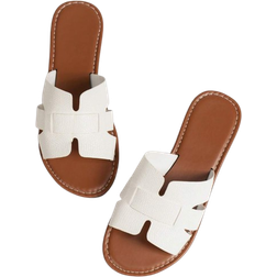 Shein Spring/Summer H Brand Women Slippers - Fashionable Casual Design