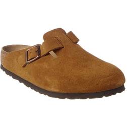 Birkenstock Boston Soft Footbed Suede Leather - Mink
