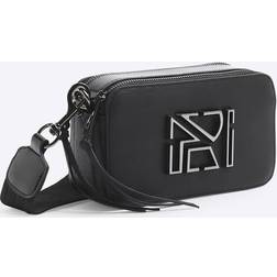 River Island Crossbody Camera Bag - Black