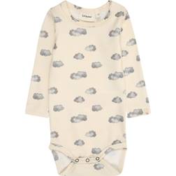 Lil'Atelier Lil Atelier Body L Noos Långärmad Långärmad - Turtledove/Blue Cloud