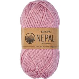 Drops Design Nepal Uni Colour Medium Pink 75m